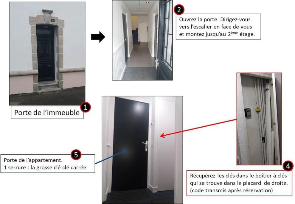 T2 Centre-Ville, Calme, 1 Chambre, 1 A 5 Pers, Climatisation, Parking Libre Et Gratuit